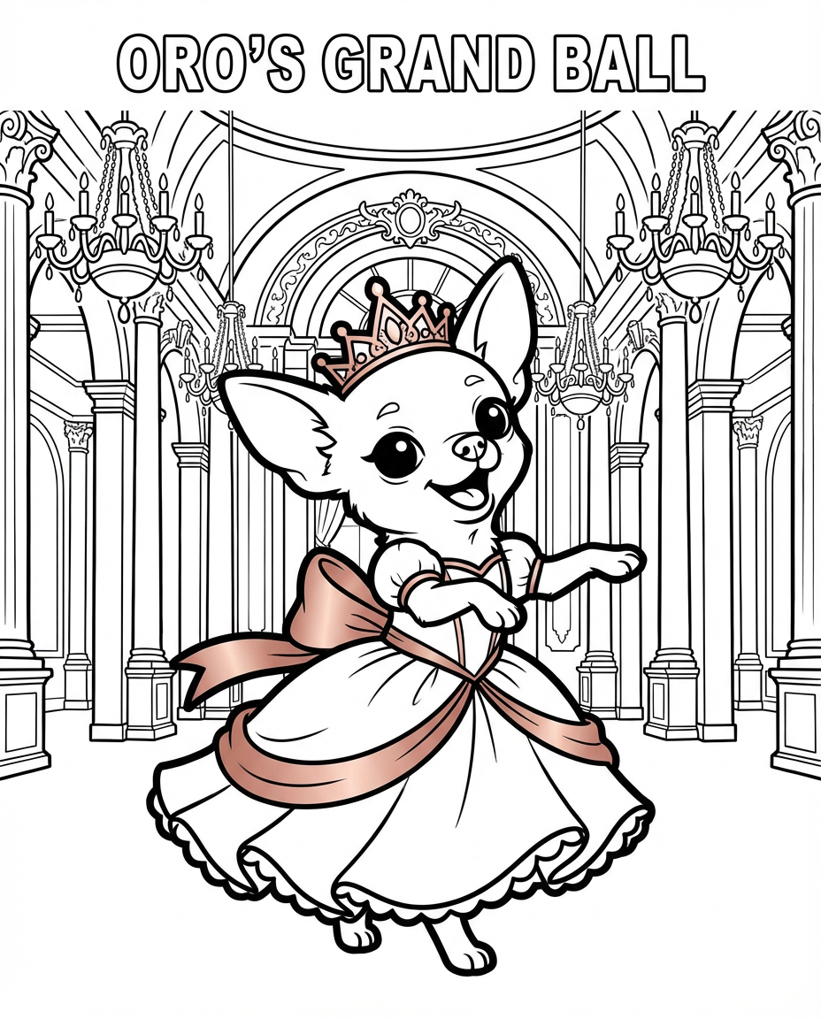 Oro's Adventures coloring pages, 10, digital download