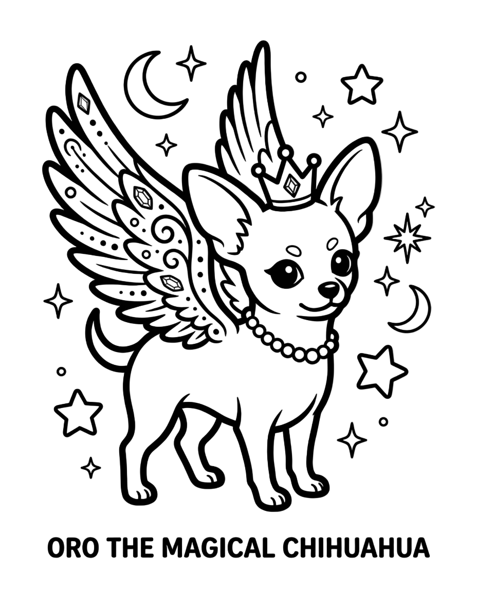 Oro's Adventures coloring pages, 10, digital download