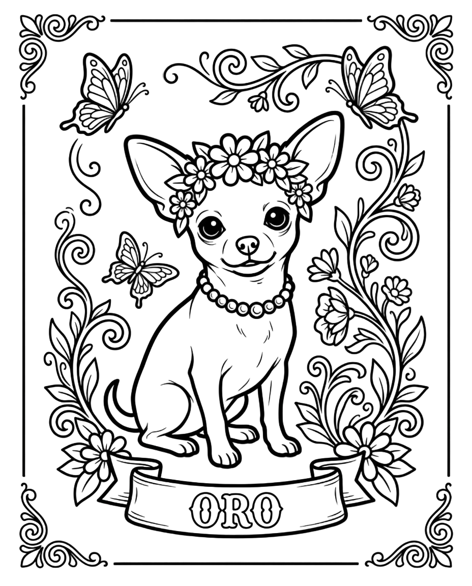 Oro's Adventures coloring pages, 10, digital download