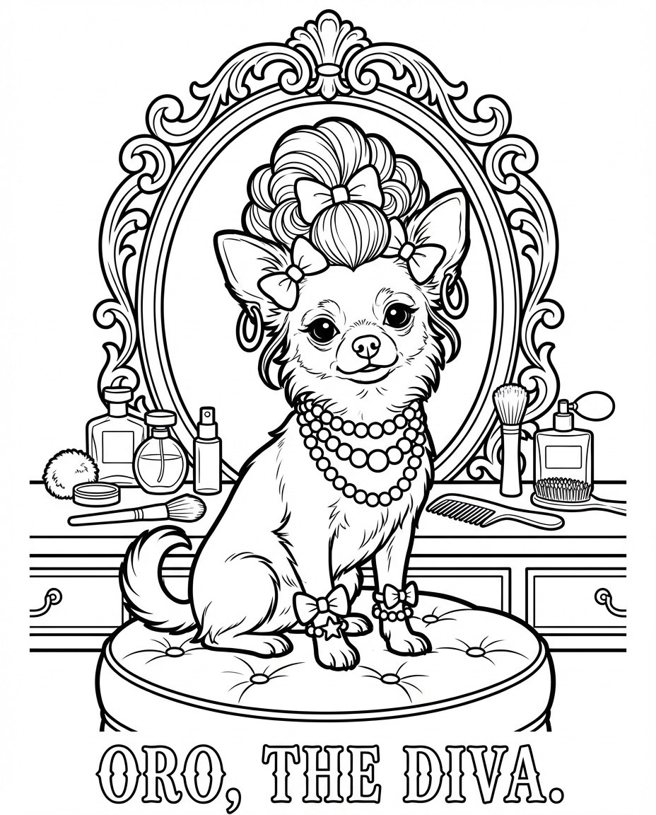 Oro's Adventures coloring pages, 10, digital download